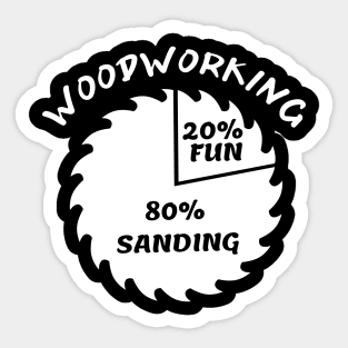 Funny Woodworker Sticker